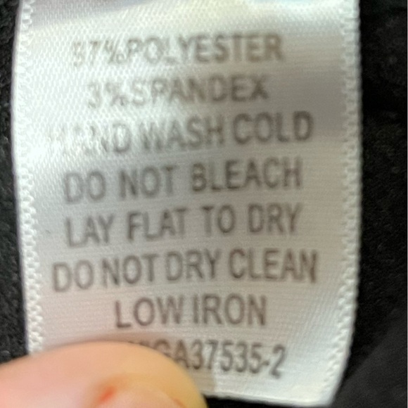 Monteau Black Scalloped Hem Shorts Womens M Great Condition - Picture 4 of 4